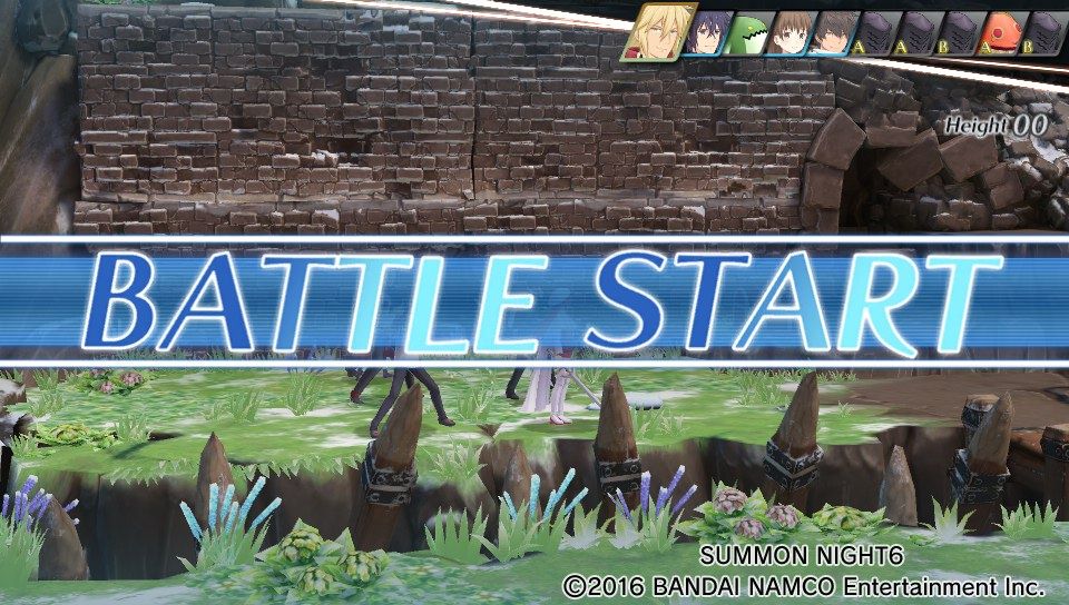 Summon Night 6: Lost Borders (PS Vita) screenshot: Commencing battle (Trial version)