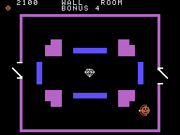 Venture (ColecoVision) screenshot: Can you collect the diamond?