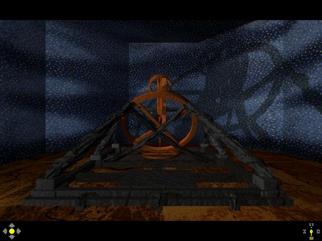 Qin: Tomb of the Middle Kingdom (Windows 16-bit) screenshot: Metallic structure