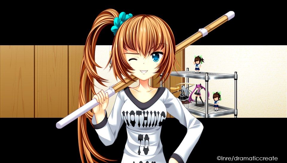 ChuSinGura 46+1 V (PS Vita) screenshot: Introducing Kojiri, your little sister (Trial version)