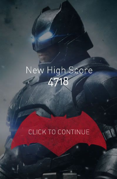 Batman v Superman: Who Will Win (Browser) screenshot: Run result