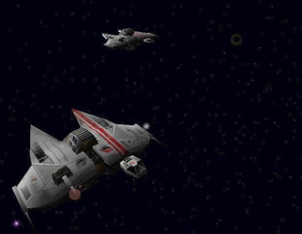 Star Wars: X-Wing Alliance (Windows) screenshot: Space is a cold place