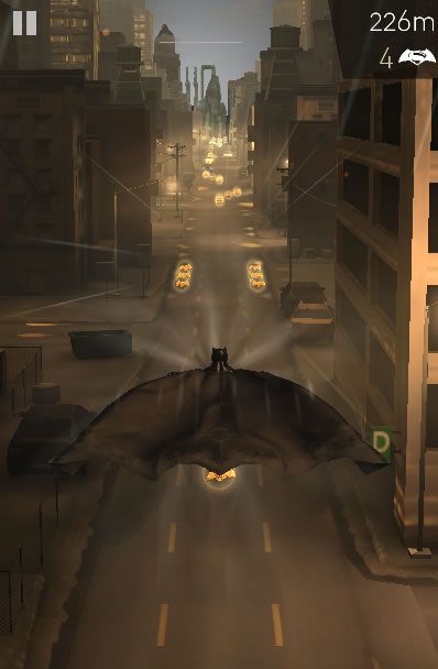 Batman v Superman: Who Will Win (Browser) screenshot: In flight with Batman