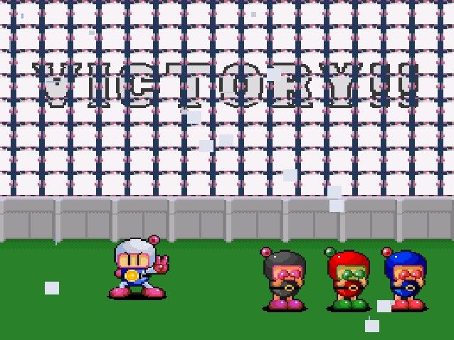 Super Bomberman 2 (SNES) screenshot: Victory