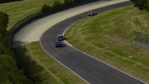 Gran Turismo (PSP) screenshot: One of many tricky corners of Nürburgring