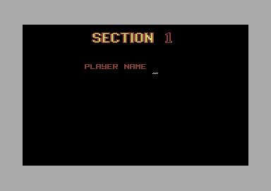 Night Racer (Commodore 64) screenshot: Name entry