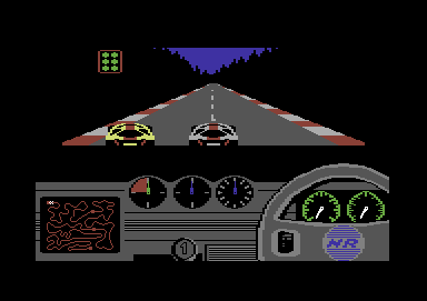 Night Racer (Commodore 64) screenshot: Go!