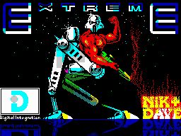 Extreme (ZX Spectrum) screenshot: Loading screen