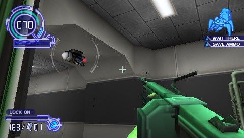 Ghost in the Shell: Stand Alone Complex (PSP) screenshot: Automatic turret