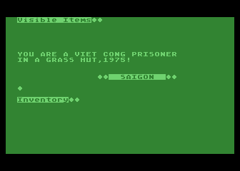 Saigon: The Final Days (Atari 8-bit) screenshot: Starting location