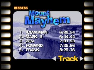 Beetle Adventure Racing! (Nintendo 64) screenshot: Time records