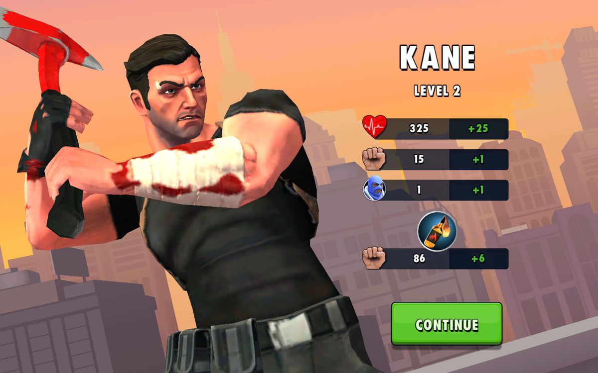 Zombie Anarchy (Windows Apps) screenshot: Upgrading Kane.