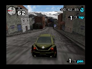Beetle Adventure Racing! (Nintendo 64) screenshot: Time Trial mode
