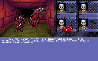 Eye of the Beholder (DOS) screenshot: Damned Kobolds!