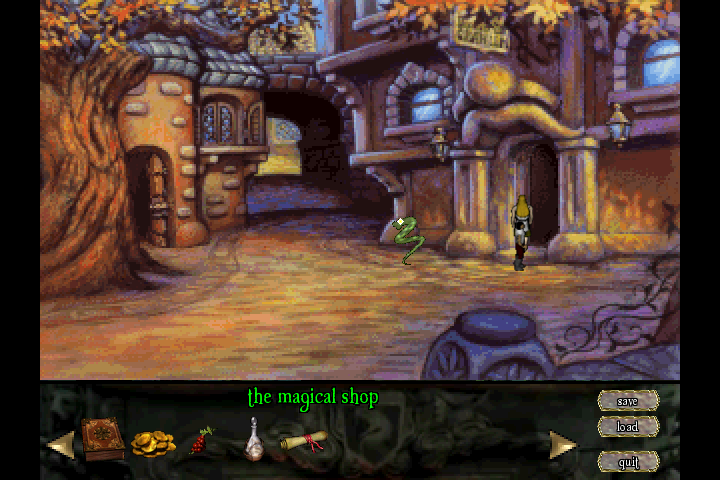 Mémoires d'un Serpent (Windows) screenshot: A magical shop