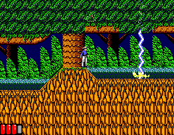 Jurassic Park (SEGA Master System) screenshot: Wind = Lightning