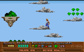 Xargon (DOS) screenshot: Hey ewe, get off Macleod.