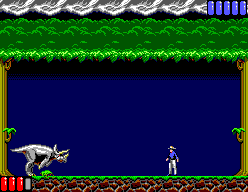 Jurassic Park (SEGA Master System) screenshot: Triceratops
