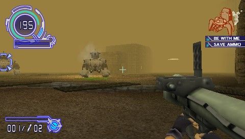 Ghost in the Shell: Stand Alone Complex (PSP) screenshot: Battling so-called think-tanks