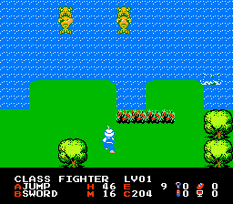 The Magic of Scheherazade (NES) screenshot: Sea creatures spit fireballs at me