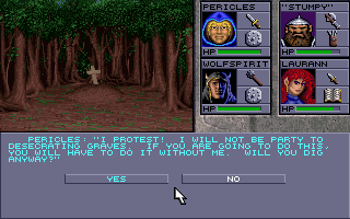 Eye of the Beholder II: The Legend of Darkmoon (DOS) screenshot: Sheesh! Those pesky Lawful-good paladins always ruining the fun for everyone