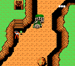 Rygar (NES) screenshot: Spitting trees