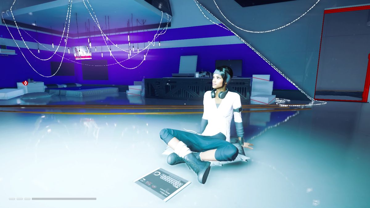 Mirror's Edge: Catalyst (PlayStation 4) screenshot: Your new hacker friend