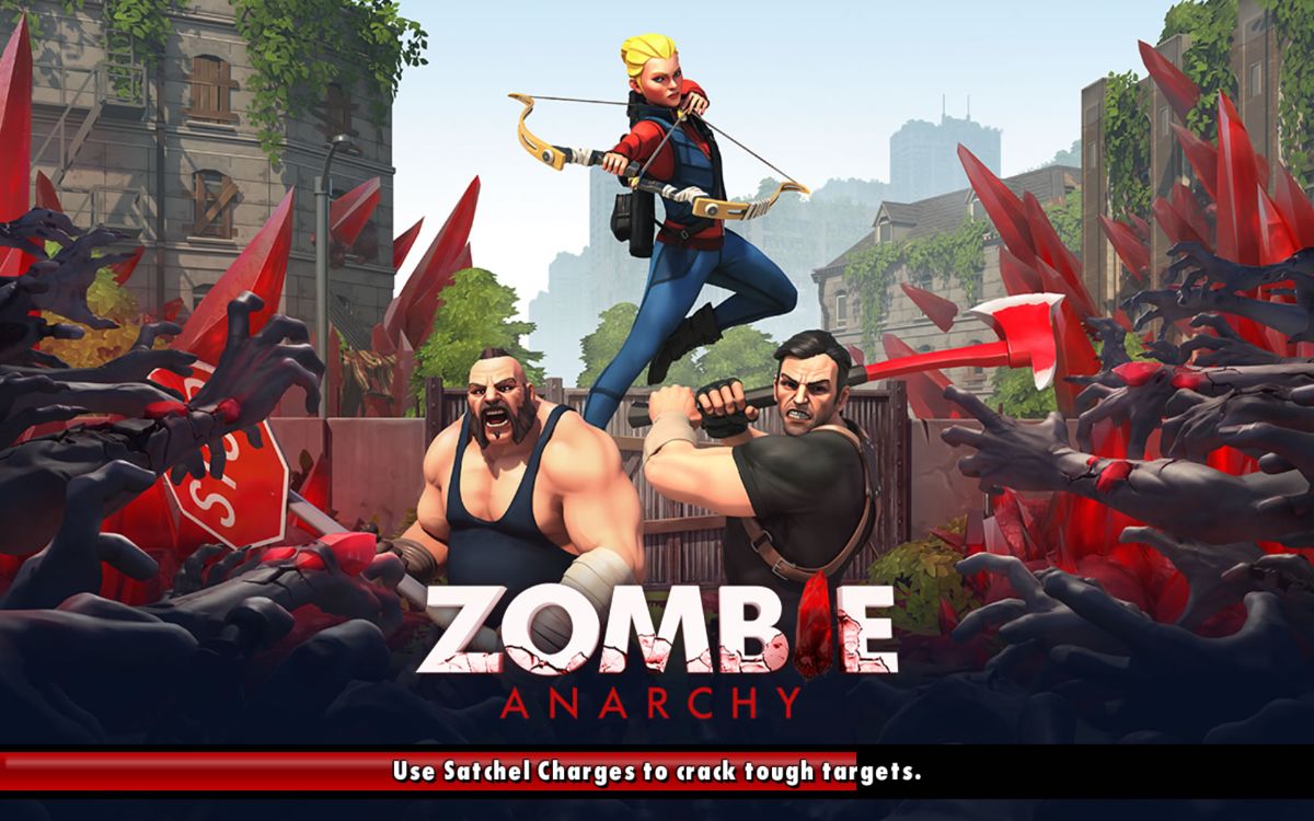 Zombie Anarchy (Windows Apps) screenshot: Title screen
