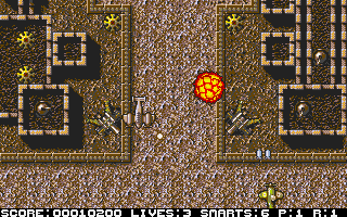 Sky High Stuntman (Atari ST) screenshot: Level one: taking a small plane