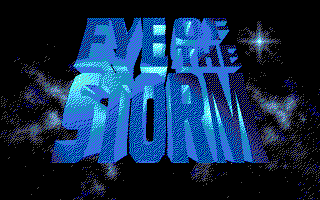 Eye of the Storm (DOS) screenshot: Title screen (EGA)