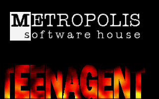 Teen Agent (DOS) screenshot: Title Screen
