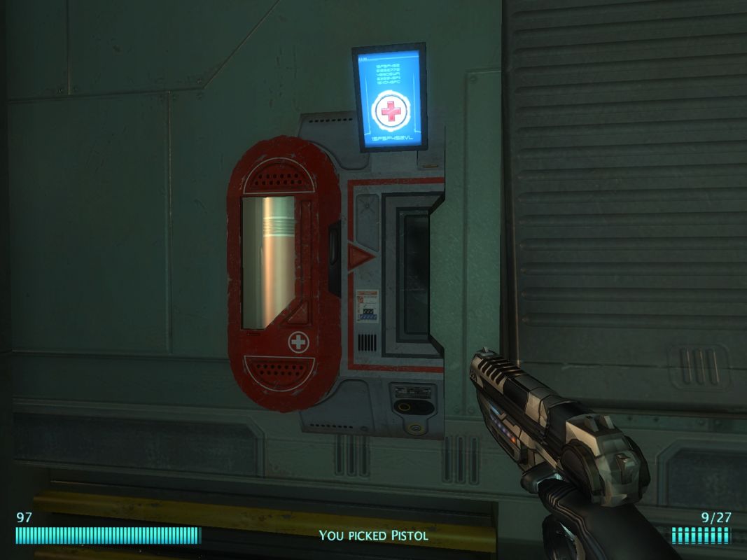Alpha Prime (Windows) screenshot: A health station