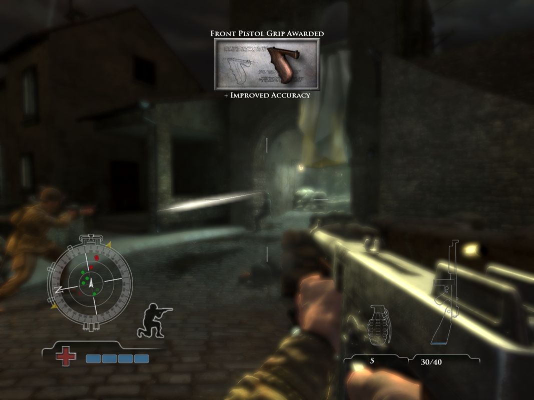 Medal of Honor: Airborne (Windows) screenshot: One of the many awards you can get for doing a very good job on the field.