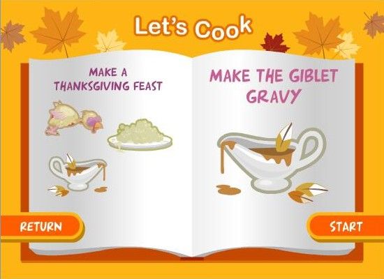 Cooking Mama: Mama Kills Animals (Windows) screenshot: Next: Make the giblet gravy.