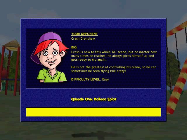 RC Daredevil (Windows) screenshot: Meet your entry-level opponent