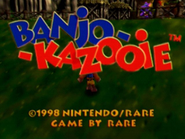 Banjo-Kazooie (Nintendo 64) screenshot: Title screen