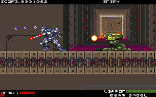 Iron Blood (DOS) screenshot: Robot enemy