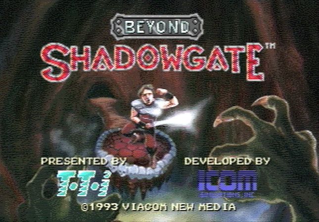 Beyond Shadowgate (TurboGrafx CD) screenshot: Title screen