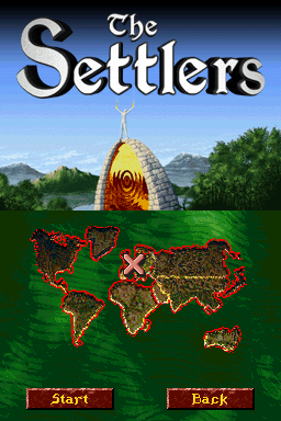 The Settlers (Nintendo DS) screenshot: World campaign