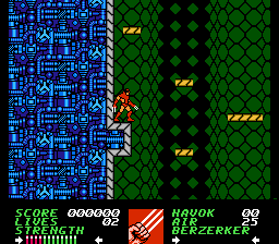 Wolverine (NES) screenshot: SNICK!