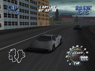 automobili Lamborghini (Nintendo 64) screenshot: Another view