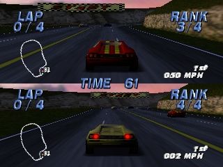 Screenshot of automobili Lamborghini (Nintendo 64, 1997) - MobyGames