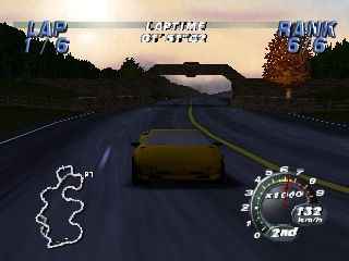automobili Lamborghini (Nintendo 64) screenshot: Front view