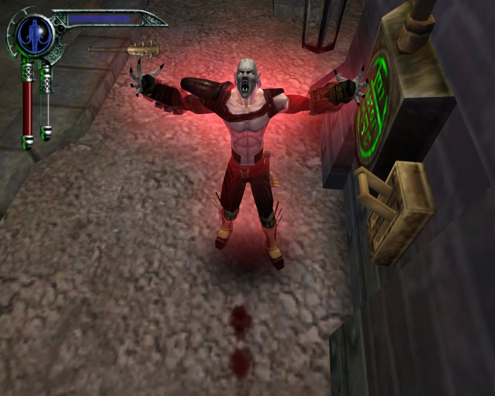 The Legacy of Kain Series: Blood Omen 2 (Windows) screenshot: Feeding on enough victims allows Kain to increase his strength. Here he's "leveling up".