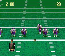 Pro Quarterback (Genesis) screenshot: Kick off
