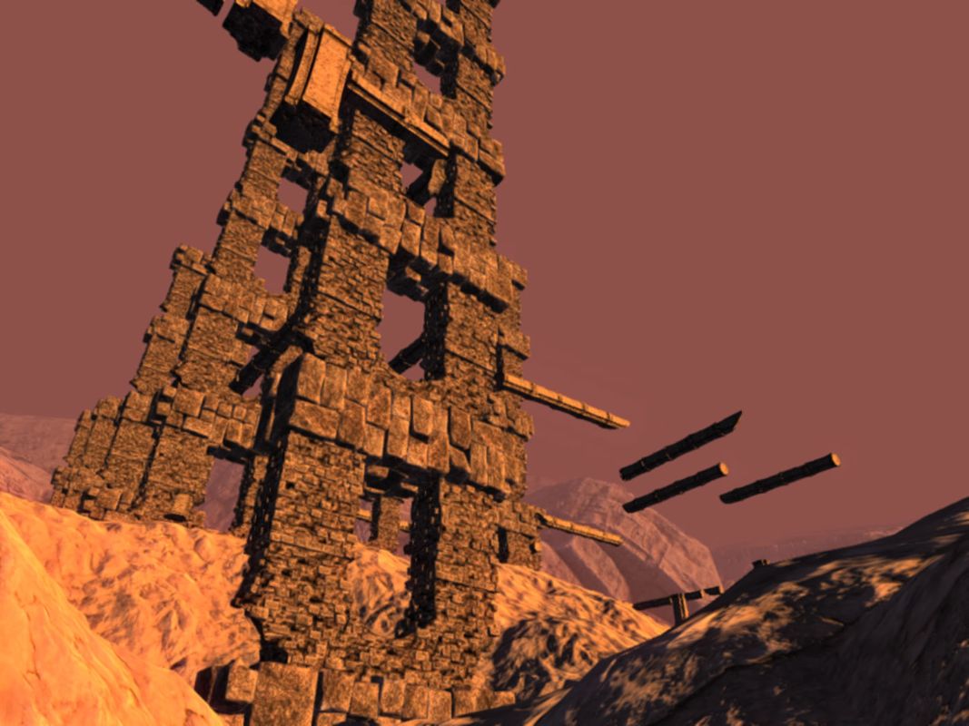 'n Verlore Verstand (Windows) screenshot: Floating platforms