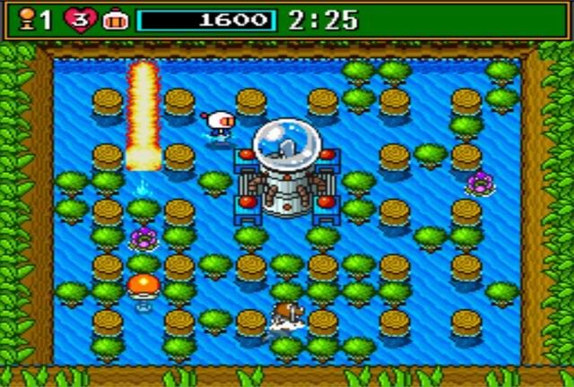 Super Bomberman 3 (SNES) screenshot: Explosion!