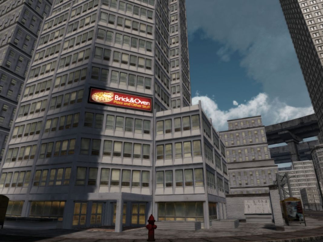 'n Verlore Verstand (Windows) screenshot: Walking through the city.