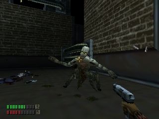 Turok 3: Shadow of Oblivion (Nintendo 64) screenshot: Another weird creature