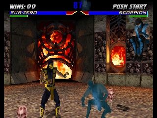 Mortal Kombat 4 (Nintendo 64) screenshot: Sub Zero's Ice Clone move